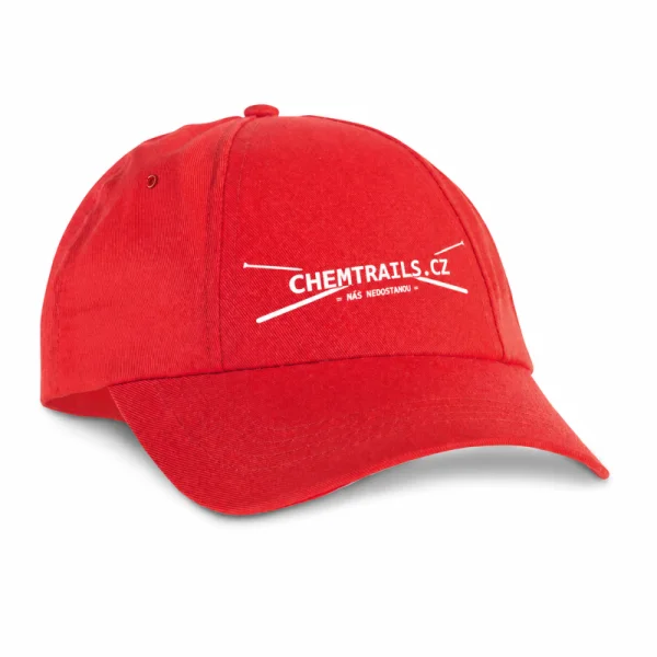 Chemtrail Watcher Snapback Red